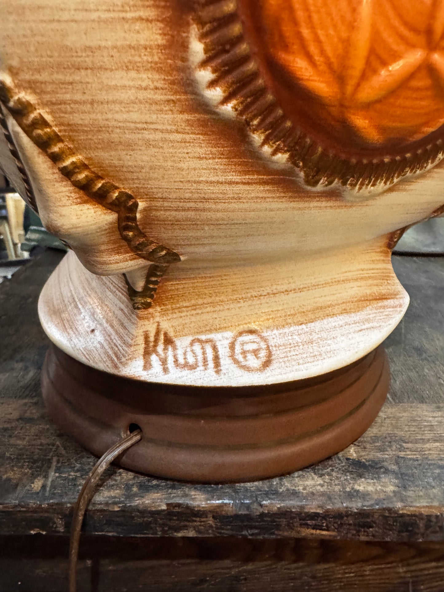 Vtg Texans Kron Lamp CSBH