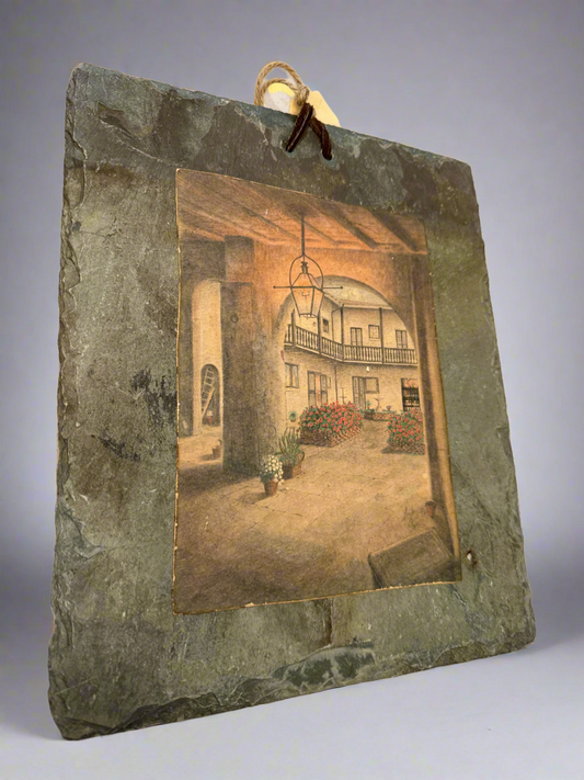 Atq Roofing Slate Tile Bosque Courtyard Archie Boyd