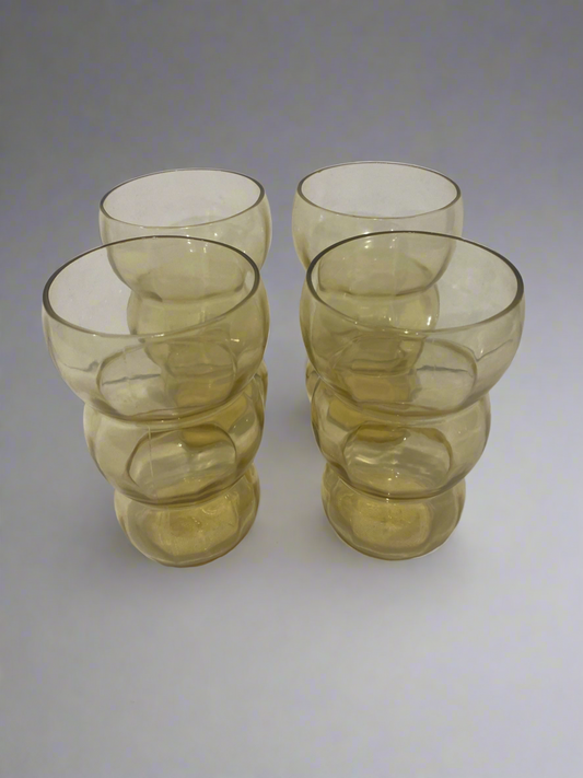 Vtg Federal Glass Tumblers (4)