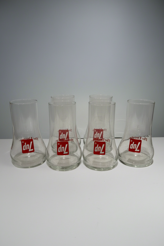 Vtg 7UP "The Uncola" drinking glass
