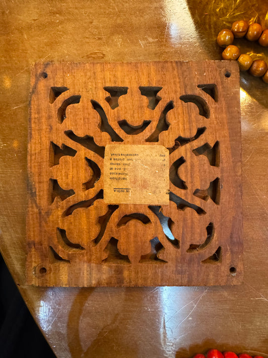 Hand-Carved Trivet CSBH