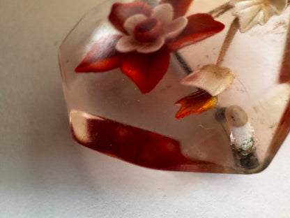 Lucite Flower Brooch CSBH