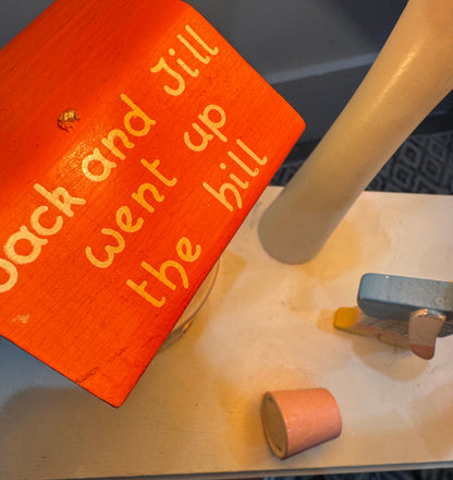 Vtg Jack & Jill Lamp CSBH