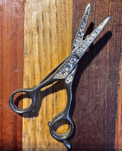 Vtg Scissors Brooch CSBH
