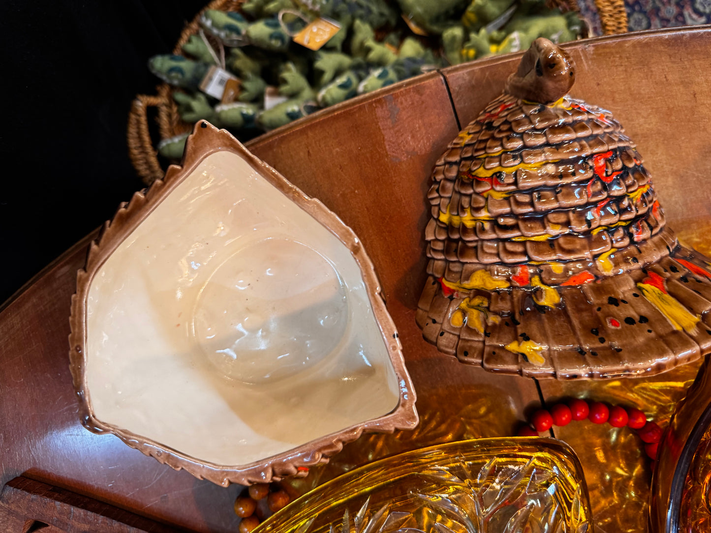 Vtg Turkey Lidded Dish CSBH