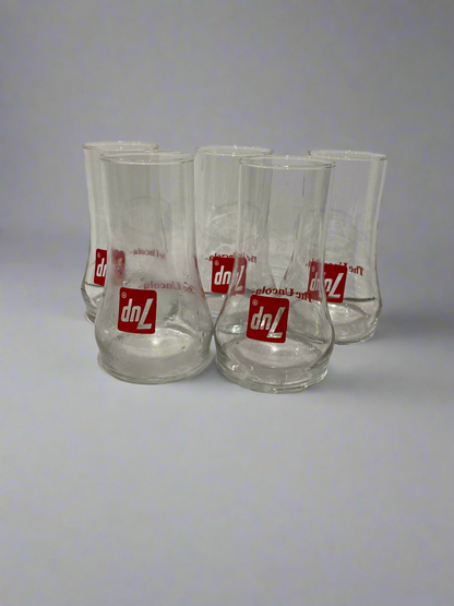 Vtg 7UP "The Uncola" drinking glass