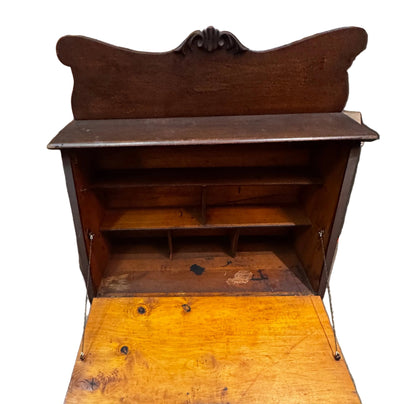 Antique Larkin Style drop front secretary desk