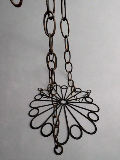 Vtg Iron Plant Holder 14”