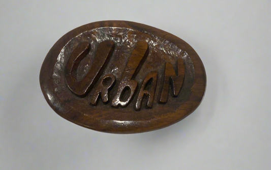 Urban wooden belt buckle