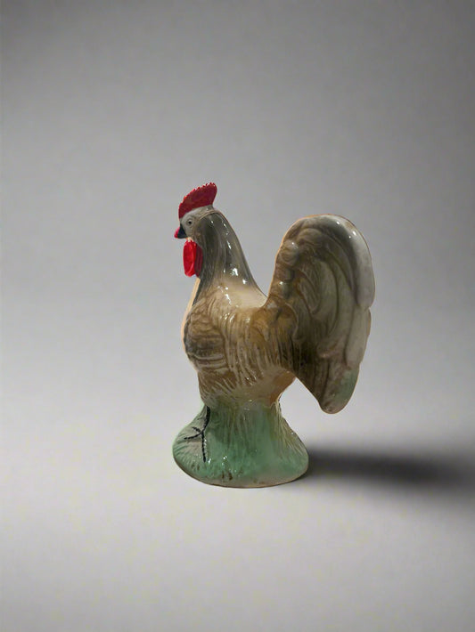 Vintage MCM Lusterware Rooster Figurine