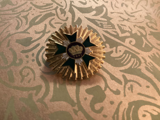 Vintage Rex 1971 Mardi Gras Woman’s Ducal Pin Cs