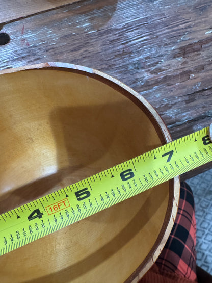 (2)Hand-Turned Birch Wood Bowls by Hawaiian Artist Buz Blum csbh