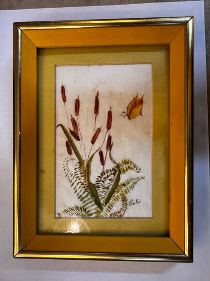 Watercolor. Cattails. CSBH