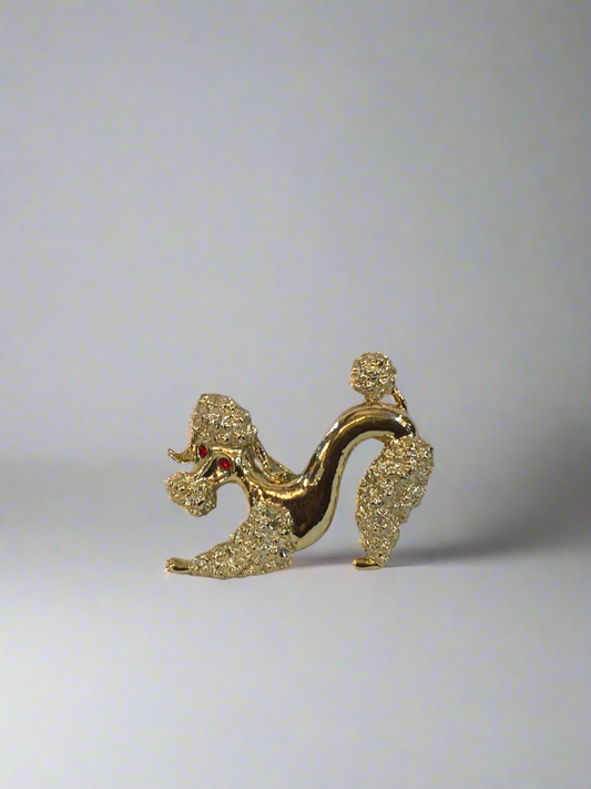Poodle Dog Brooch Gerrys.  Csbh