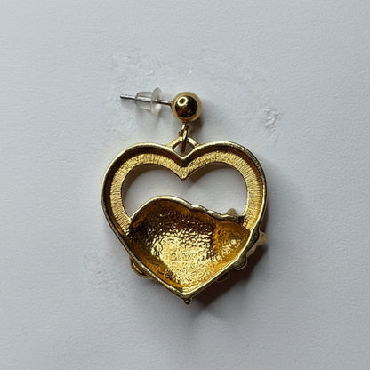 Vtg Avon Cat Earrings CSBH