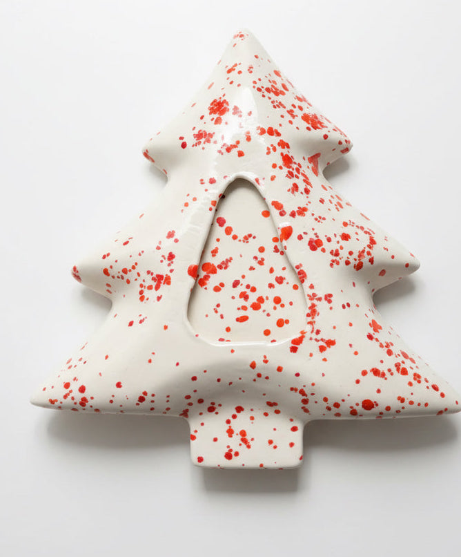 Vtg Christmas Tree Dish CSBH