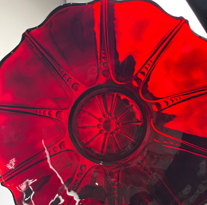 Vtg Oyster and Pearl Red Set CSBah