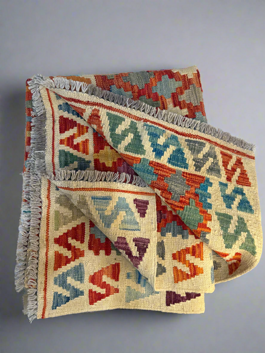 CSGV Vintage Handwoven Kilim Rug