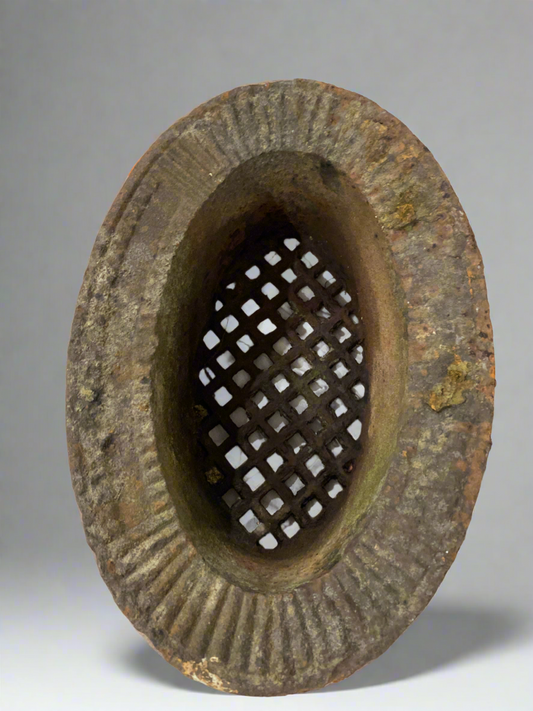 Antique French Cast Iron Architectural Vent Cover