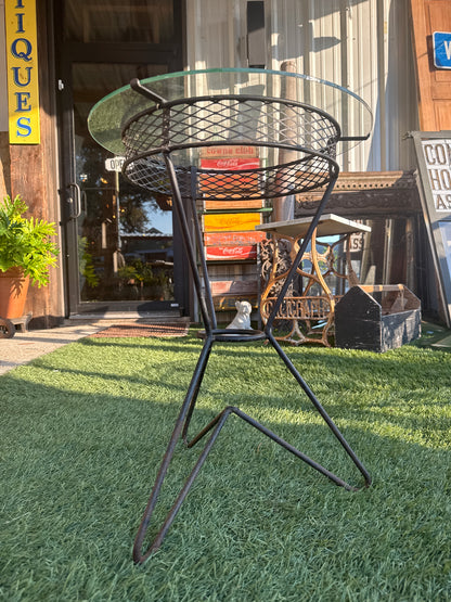 Small Ornate Metal Bistro Table