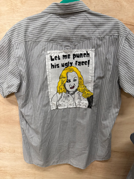 Custom Stitch “Hatchet Face” Shirt