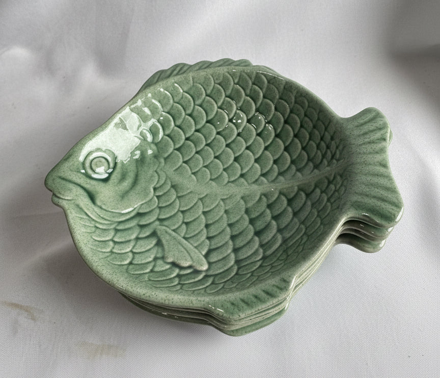 Antique Fish Service Set (16) CSBH