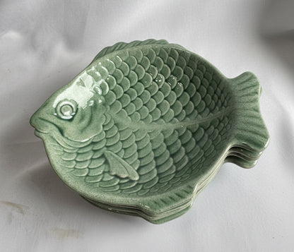 Antique Fish Service Set (16) CSBH