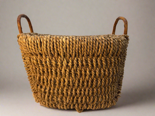 Woven Natural Rattan Wicker Basket