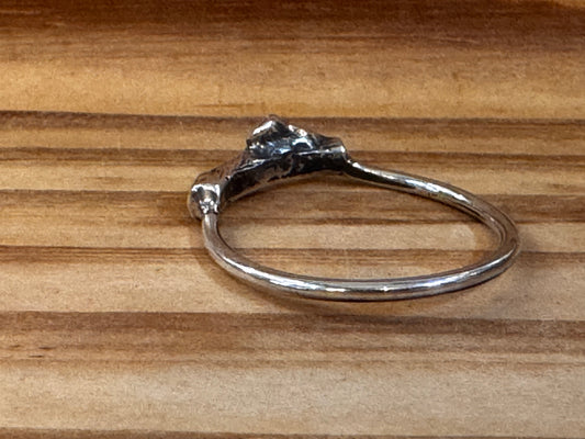 Sterling Tiny Branch Ring