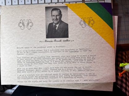 Nola Nostalgia 1 or 2, Perett (1) CSBH