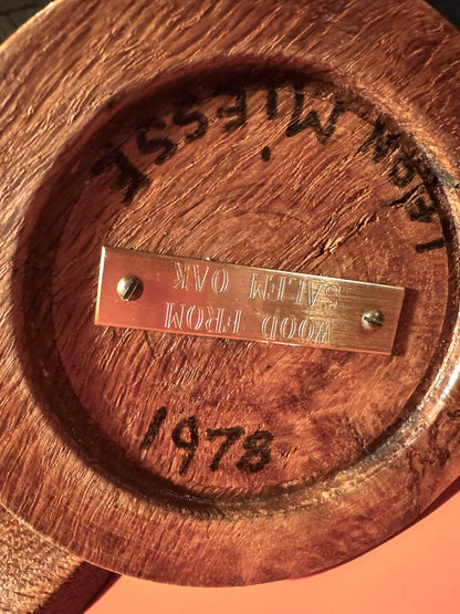 Historic Salem Oak Candlestick (2) CSBH