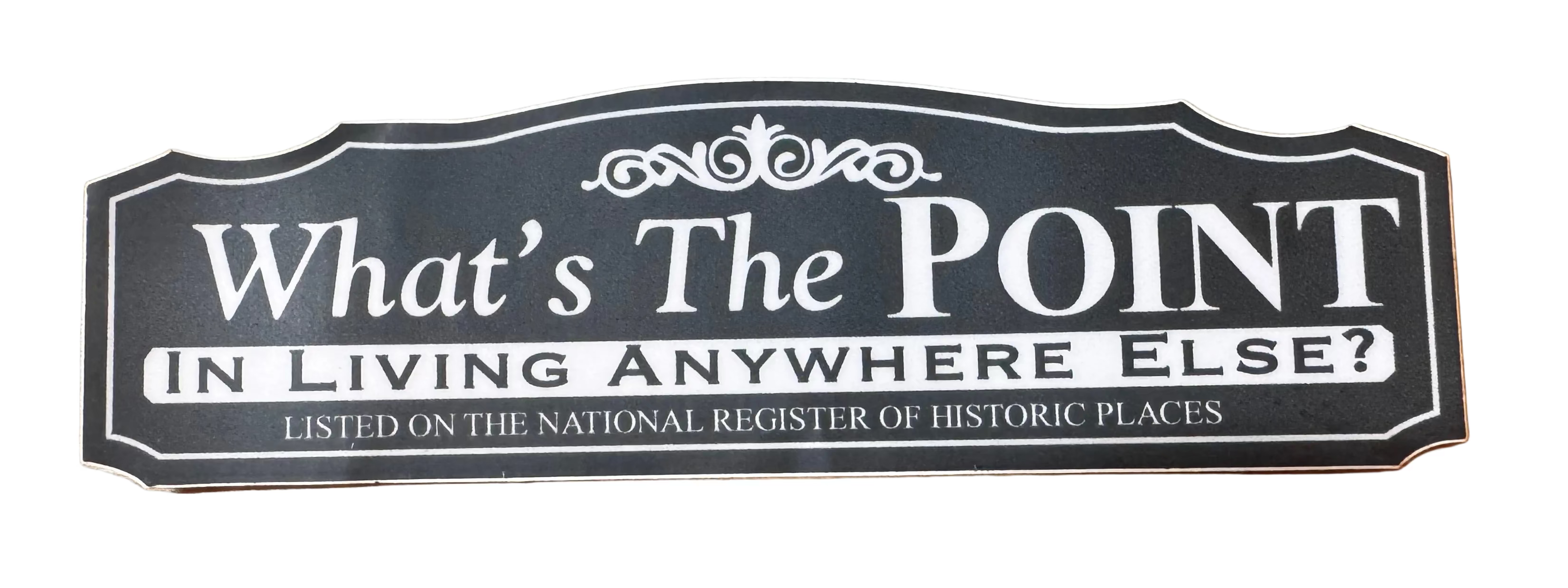 Whats the Point decal – Bargeboard NOLA