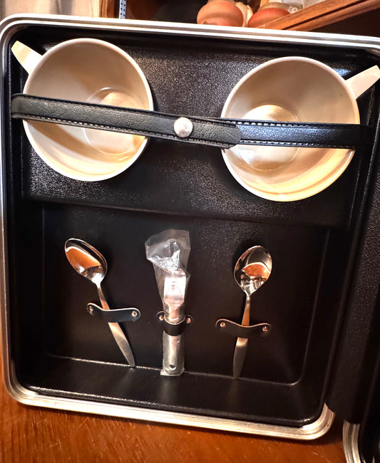 Vtg coffee travel kit csbh