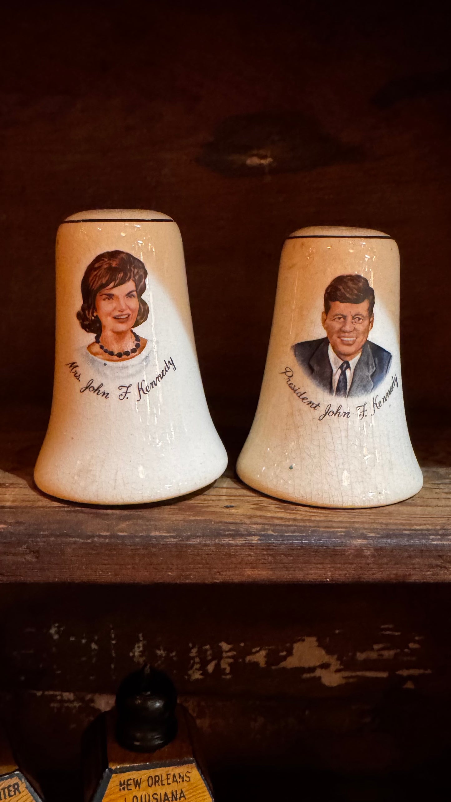 Vtg Kennedy Salt and Pepper