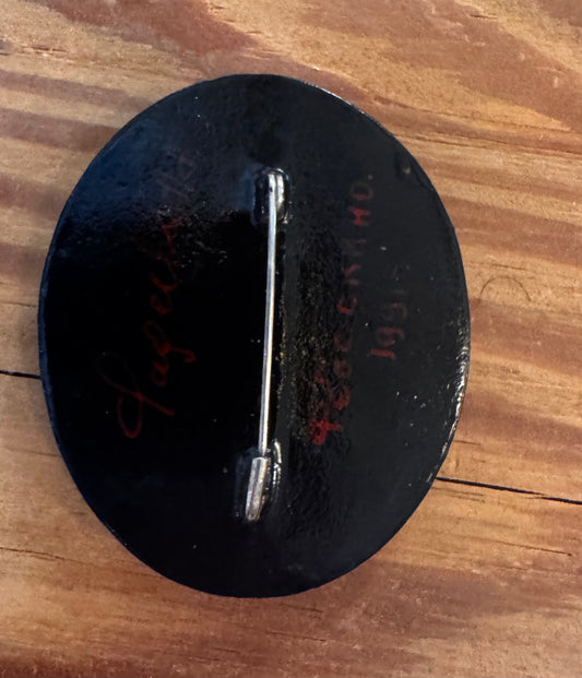 Russian Miniature Painting brooch csbh