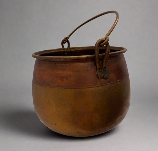 Copper and Brass Cauldron