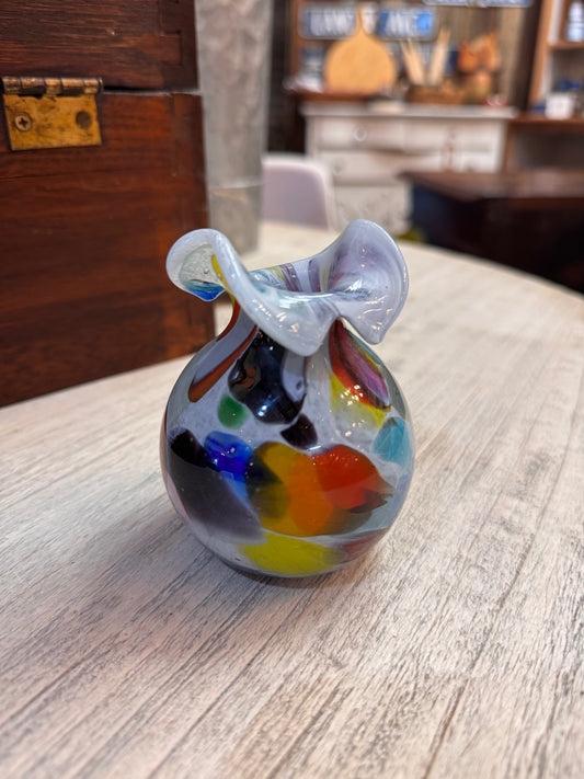 Hand-blown bud vase