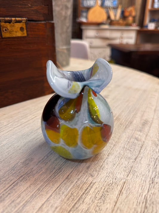 Hand-blown bud vase