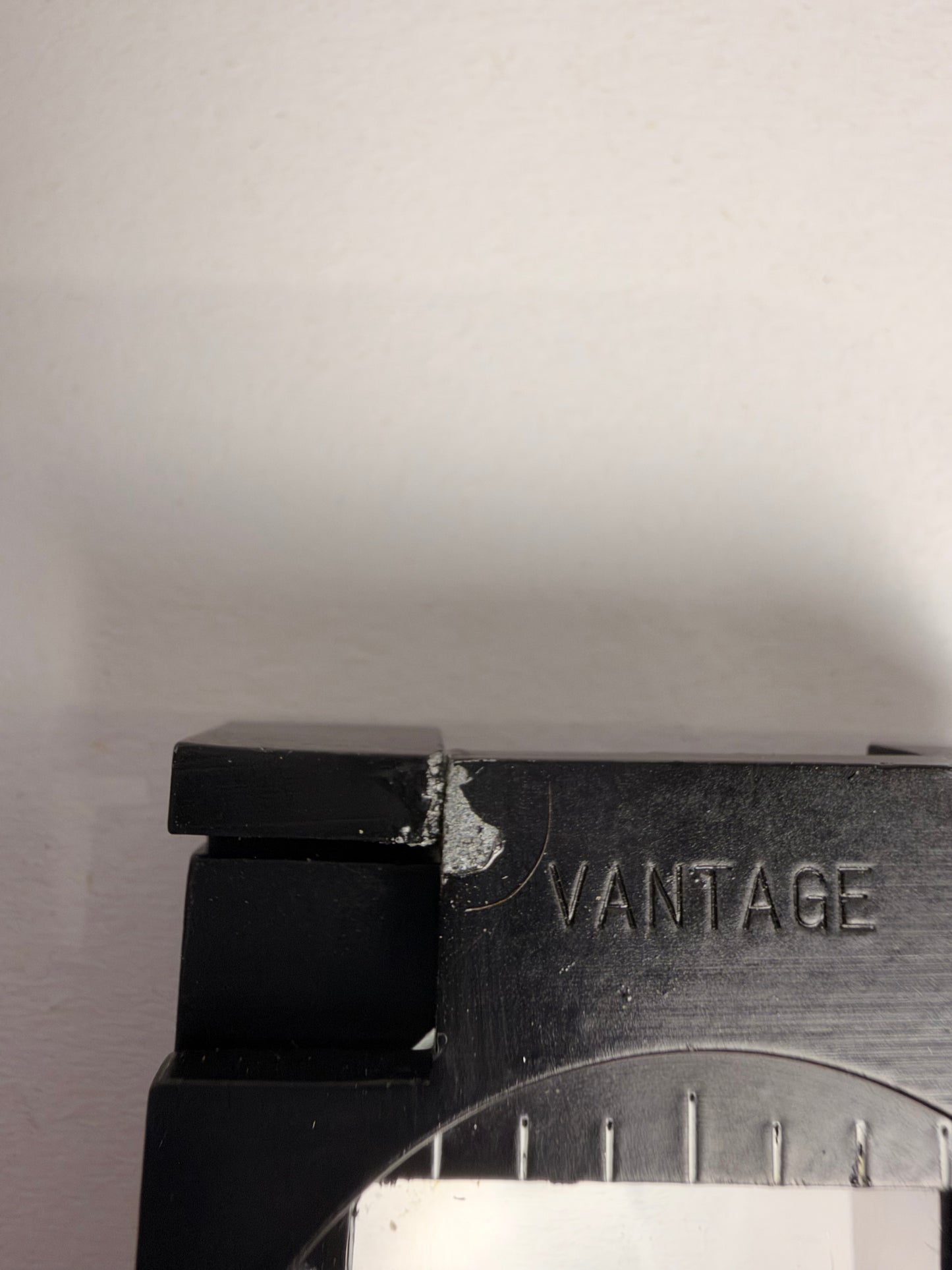 Vintage Vantage Cinema Framing Glass Ground Glass Viewfinder Format Mask Accessory with Leather Pouch