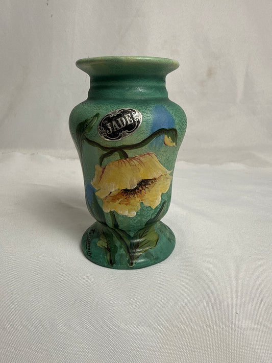 Falconnier Hand-Painted Ceramic Vase