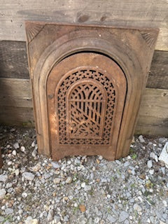 Antique Cast Iron Fireplace Surround and Cover CSPI