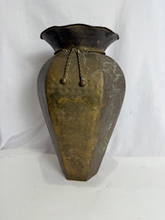Large Vintage Brass Vase