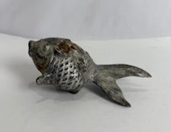 Vintage Japanese Ikebana Flower Koi Fish
