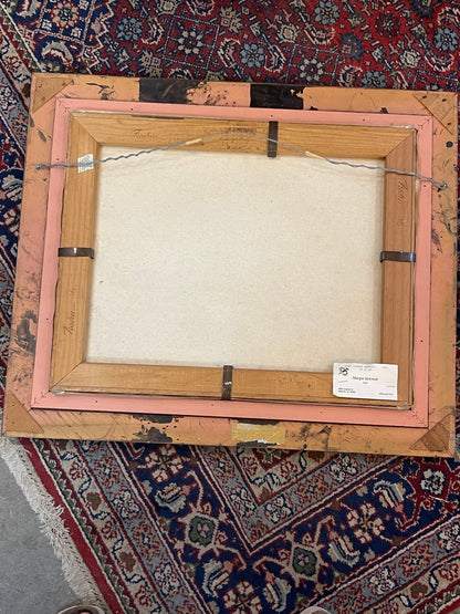 Margie S. Schmidt impressionist oil landscape framed painting