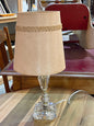Vintage small acrylic table lamp