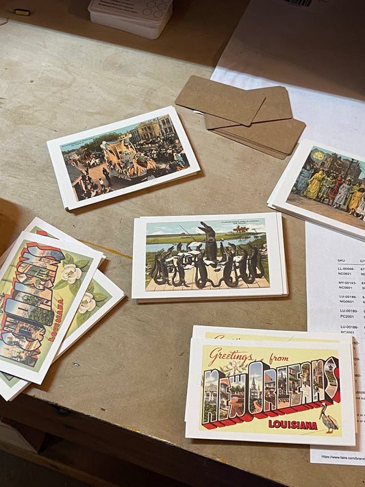 Found Image Press Postcards