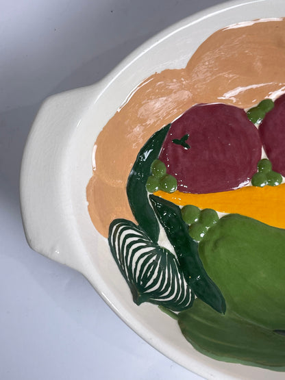 Vintage 1960's Holland Mold Hand Painted Vegetable Serving Bowl CSSB