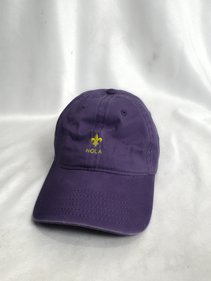 Embroidered Fleur De Lis Cap