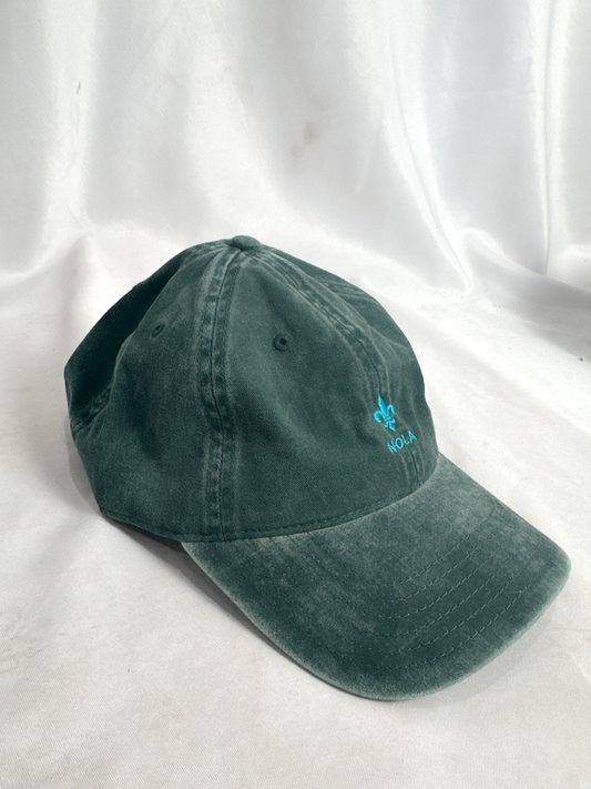 Embroidered Fleur De Lis Cap