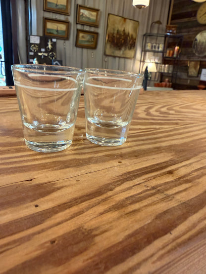 Vintage Libby Shot Glass Set of 2